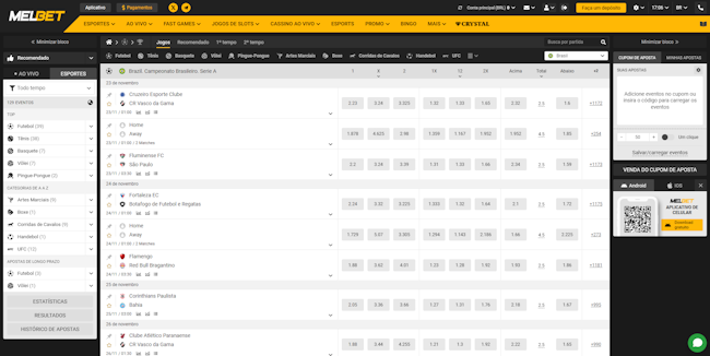 Live sport betting